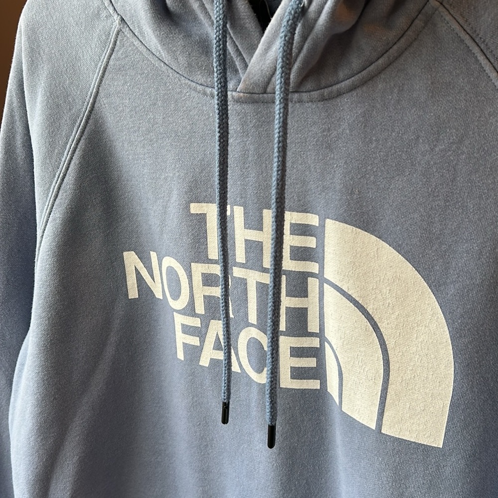 Dusty blue North Face hoodie XL